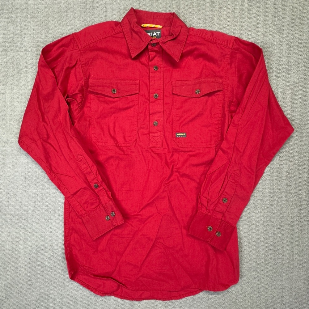 Ariat Rebar 1/4 button shirt Mens XS